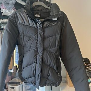 The North Face Charcoal Quilted Jacket